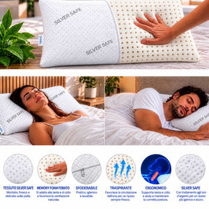 Coppia cuscini saponetta memory forati