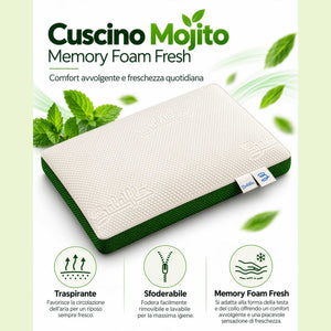 infografica cuscino memory mojito baldiflex