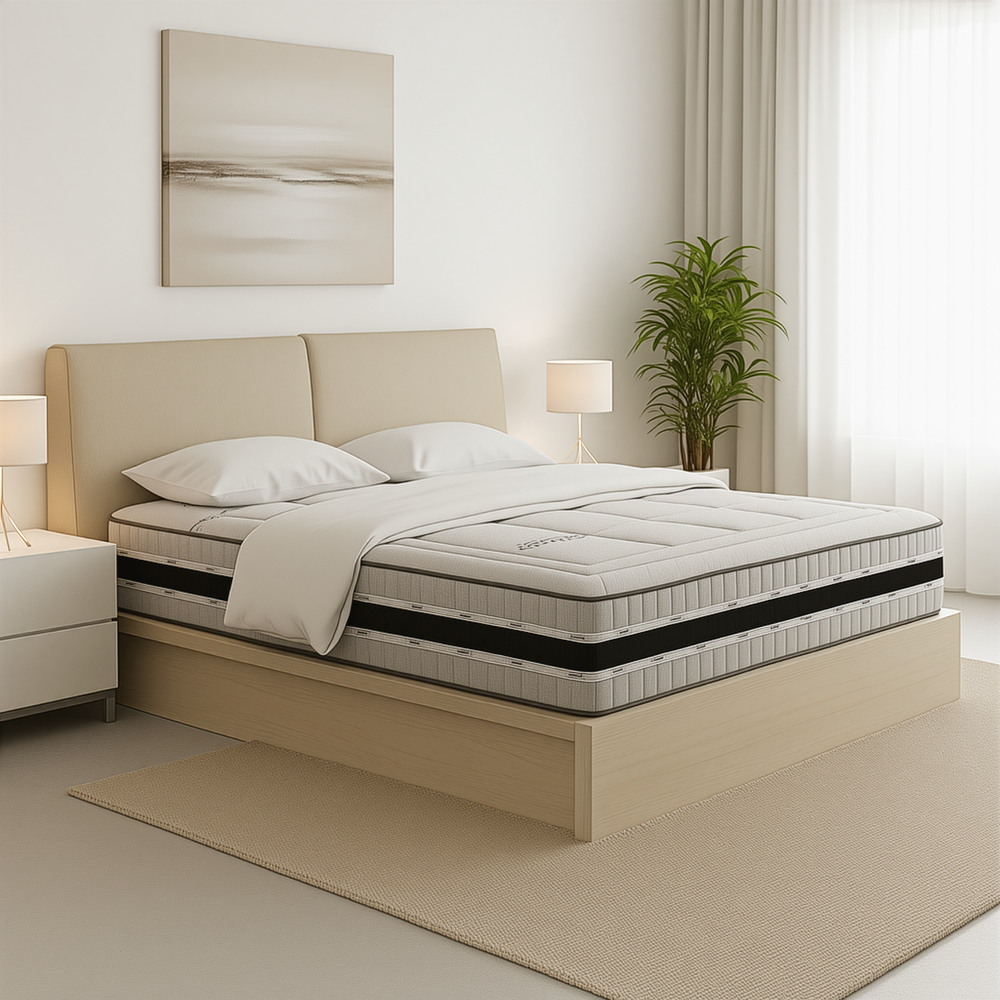 Materasso memory alto 28 cm King Carbonio