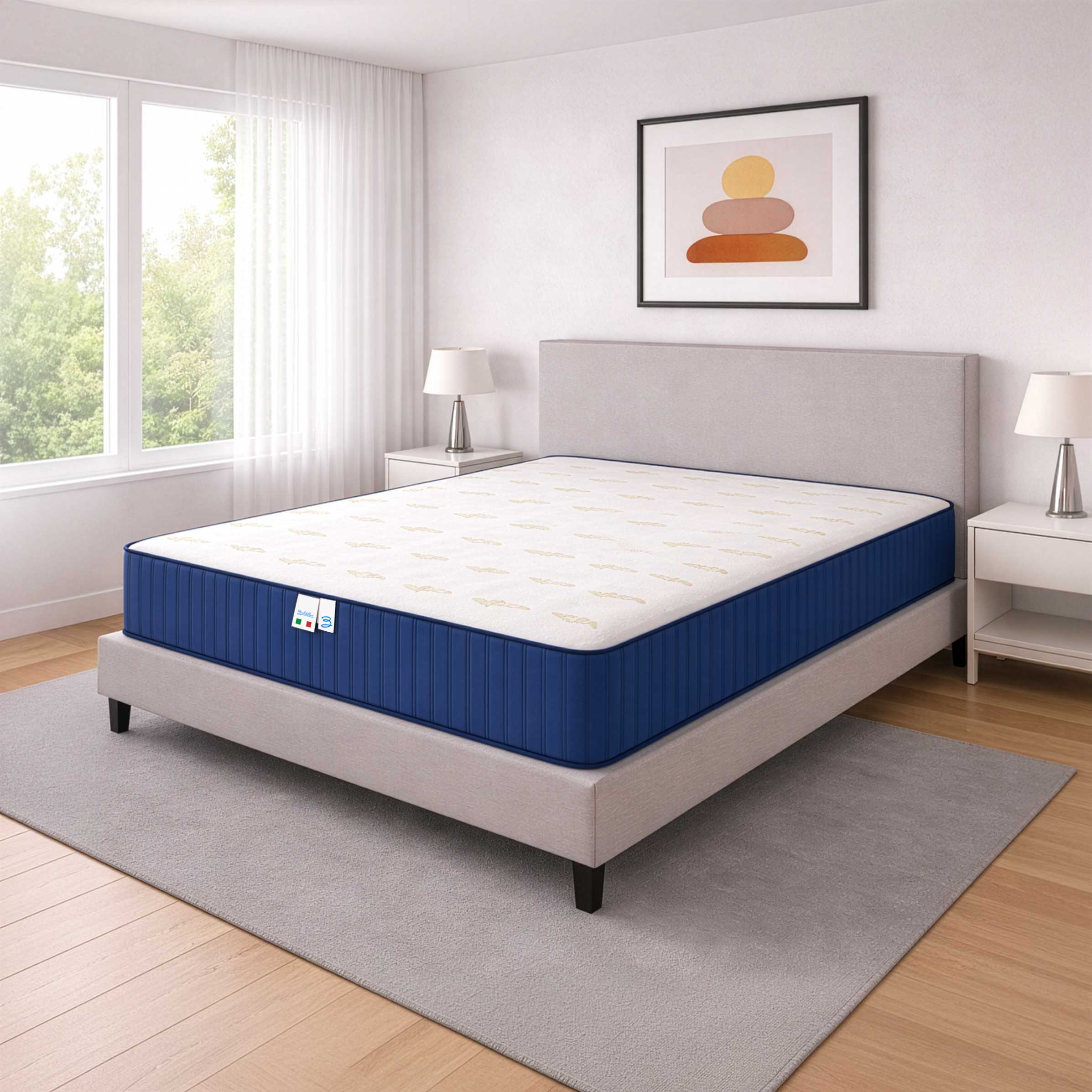 Memory and polyurethane mattress RelaxOne H16 Baldiflex