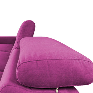 Canapé-lit d'angle avec méridienne Rachel