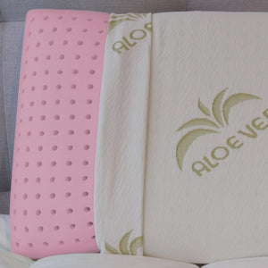 Coppia cuscini memory ecologici Ecoflower