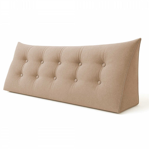 Upholstered fabric double bed headboard Licia