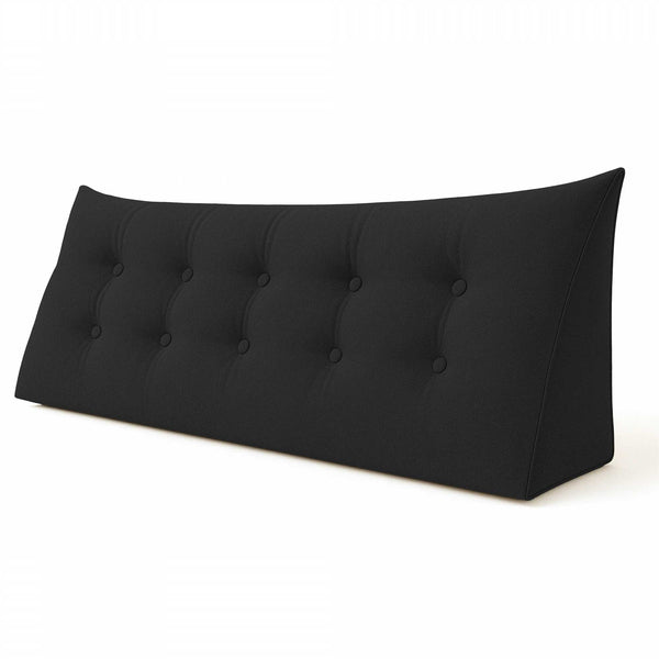 Upholstered fabric double bed headboard Licia