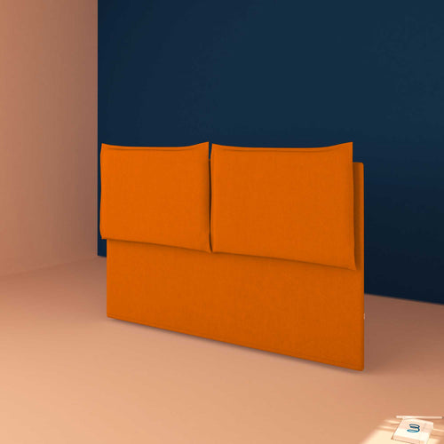 baldiflex testata letto king size ecopelle arancione Licia