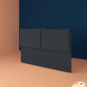 baldiflex testata letto king size ecopelle grigio scuro Licia