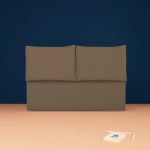 baldiflex testata letto matrimoniale ecopelle grigio talpa Licia