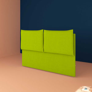 baldiflex testata letto king size ecopelle verde mela Licia