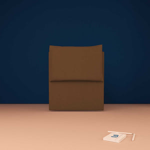 baldiflex testata letto singolo ecopelle caffè Licia