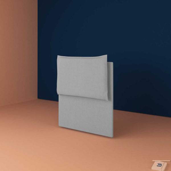 baldiflex testata letto piazza e mezza ecopelle grigio chiaro Licia