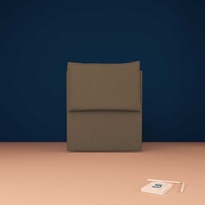 baldiflex testata letto singolo ecopelle grigio talpa Licia