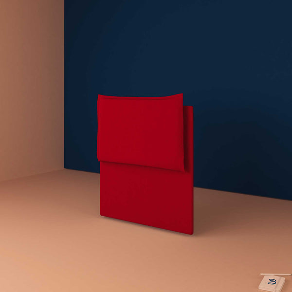 baldiflex testata letto piazza e mezza ecopelle rosso Licia