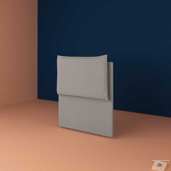 baldiflex testata letto piazza e mezzo tessuto grigio Licia