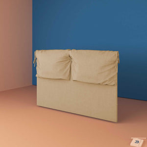 baldiflex testata letto king size tessuto cammello Licia Soft