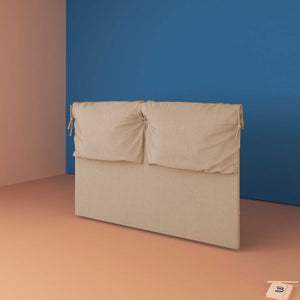 baldiflex testata letto king size tessuto grigio talpa Licia Soft