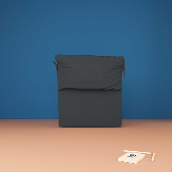 baldiflex testata letto singolo tessuto grigio grafite Licia Soft