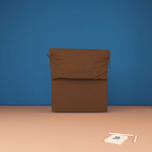 baldiflex testata letto singolo tessuto marrone Licia Soft