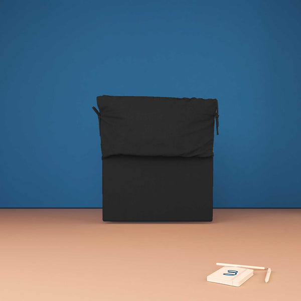 baldiflex testata letto singolo tessuto nero Licia Soft