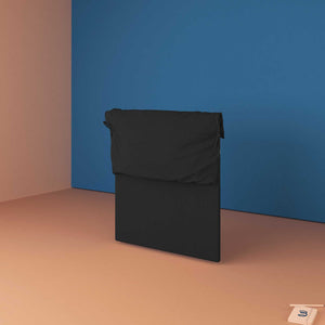 baldiflex testata letto piazza e mezza tessuto nero Licia Soft