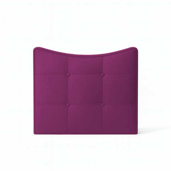 Padded single bed headboard in fabric Moon