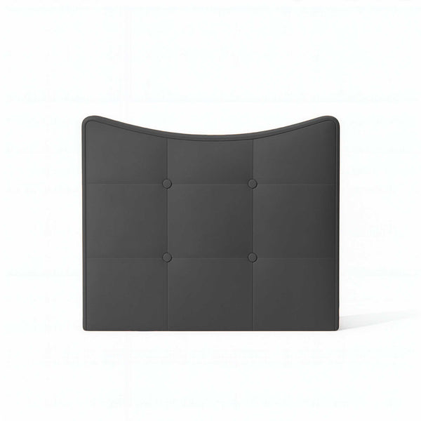 Padded single bed headboard in fabric Moon