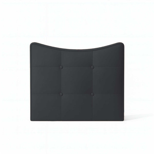 Padded single bed headboard in fabric Moon