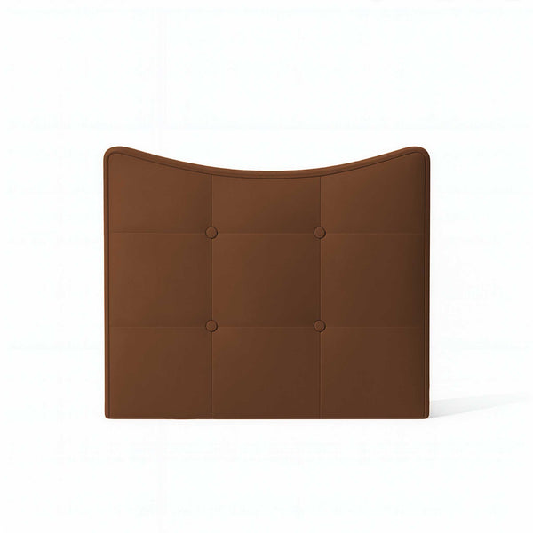 Padded single bed headboard in fabric Moon