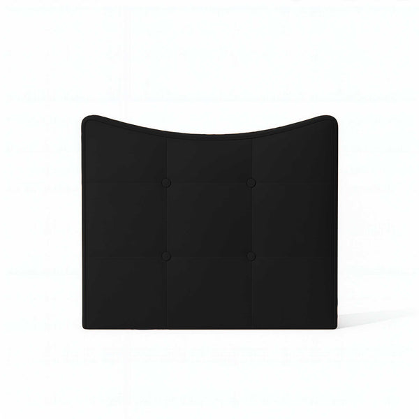 Padded single bed headboard in fabric Moon