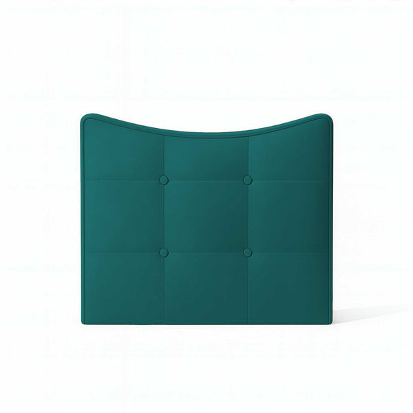 Padded single bed headboard in fabric Moon