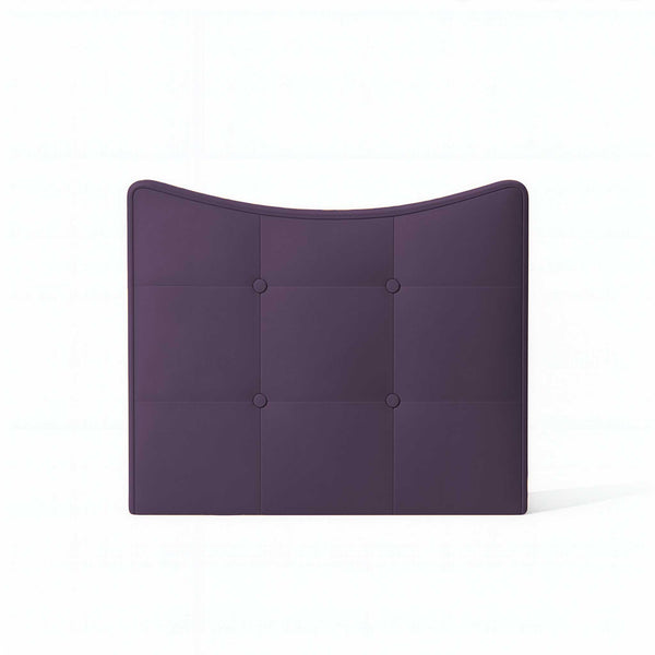 Padded single bed headboard in fabric Moon