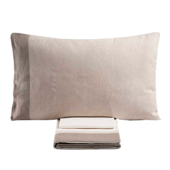 Baldiflex completo letto in puro cotone Aida con lenzuola e federe con balza bianco