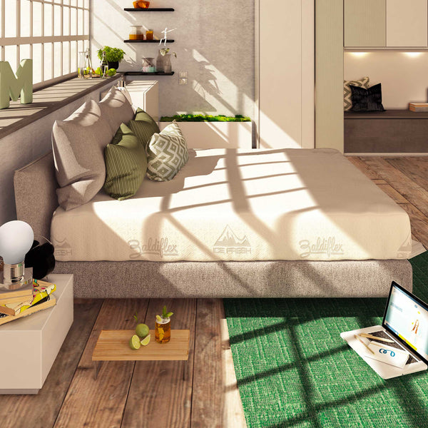 Coprimaterasso fresco Baldiflex Ice Fresh lato