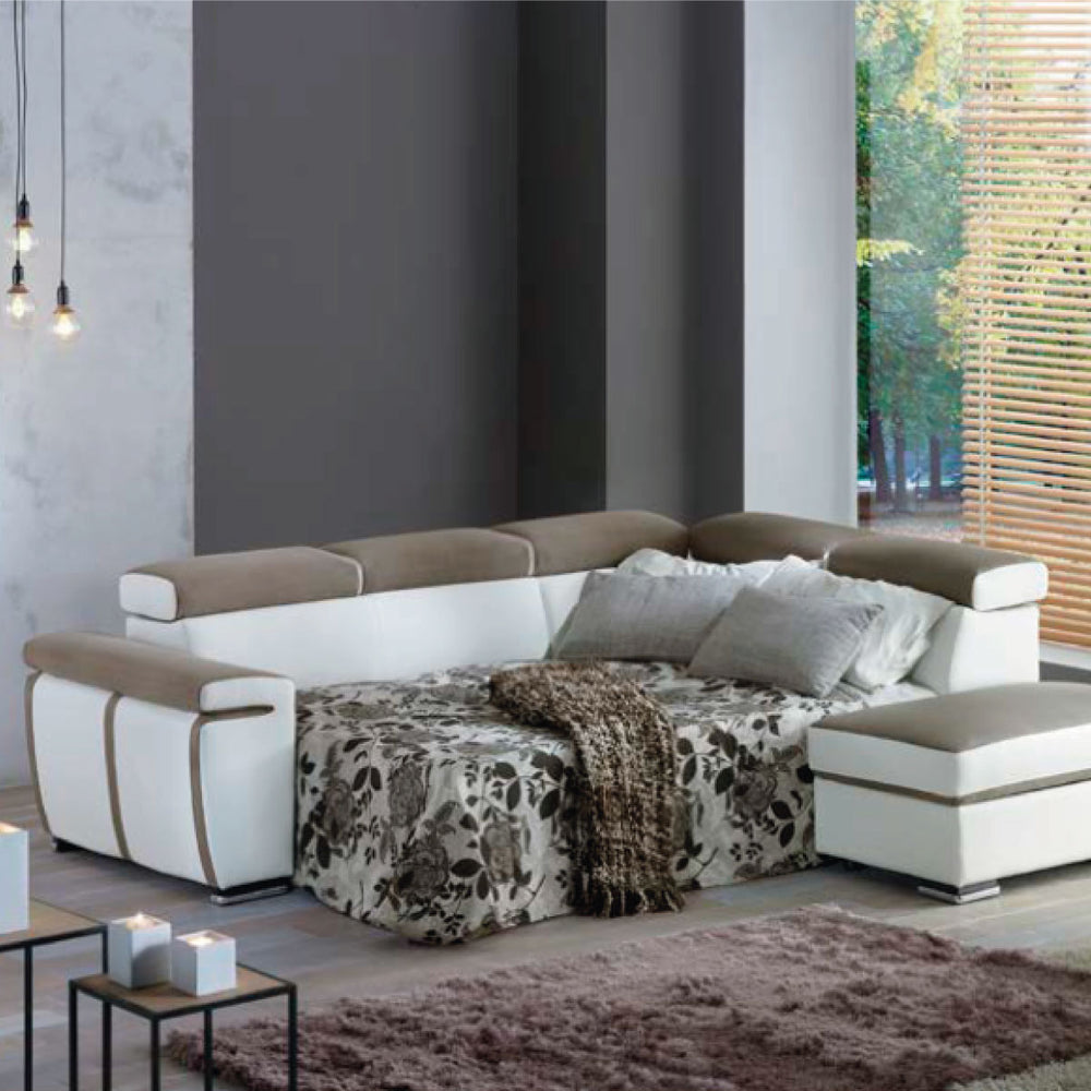 baldiflex Divano letto angolare con penisola Brescello
