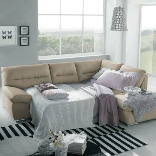Baldiflex divano letto angolare con penisola Busseto