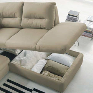 Baldiflex divano letto angolare con penisola Busseto