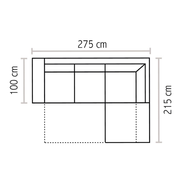 Baldiflex divano letto angolare con penisola Busseto