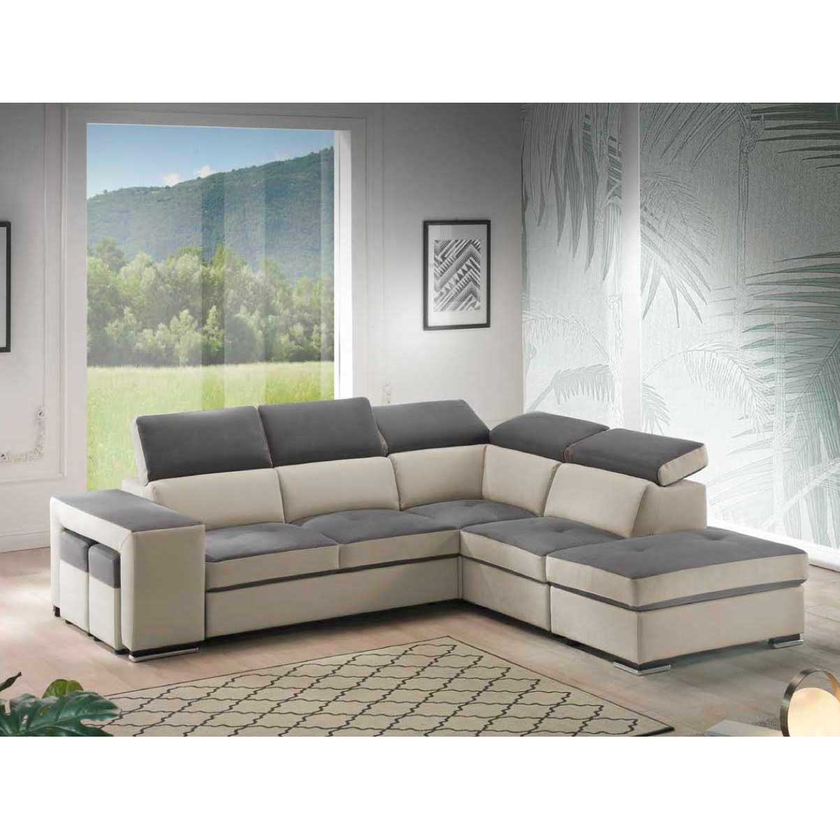 Poltronesofà Divano Grigio In Pelle Divano Letto Come Pulire