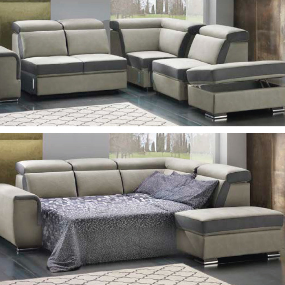 baldiflex divano letto angolare con penisola Roccabianca