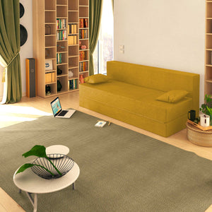 Baldiflex divano letto 3 posti TreTris ambra