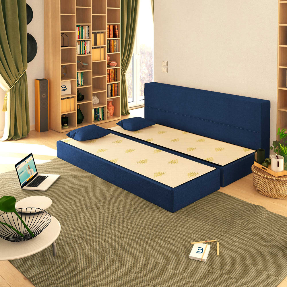 Baldiflex divano letto 3 posti TreTris blu