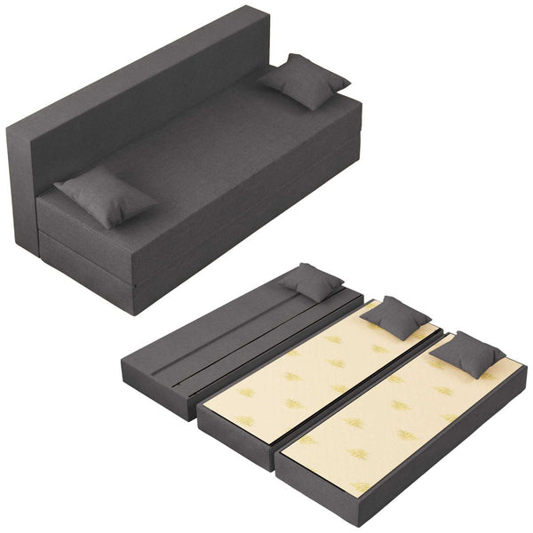 Baldiflex divano letto 3 posti TreTris grigio