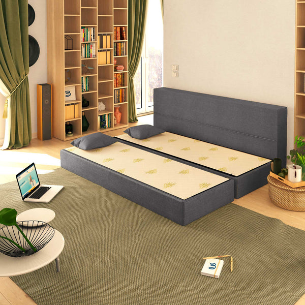 Baldiflex divano letto 3 posti TreTris grigio