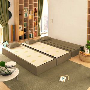 Baldiflex divano letto 3 posti TreTris oro antico