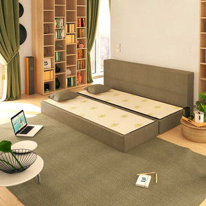 Baldiflex divano letto 3 posti TreTris oro antico