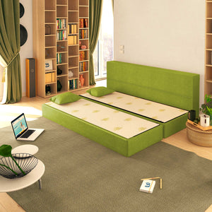 Baldiflex divano letto 3 posti TreTris verde