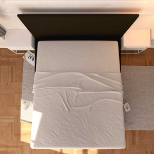 Baldiflex letto contenitore king size in ecopelle sfoderabile Rossano marrone scuro