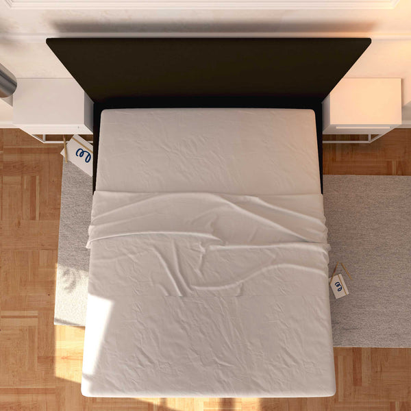 Baldiflex letto contenitore king size in ecopelle sfoderabile Rossano marrone scuro