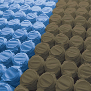 Materasso a 1600 molle insacchettate Baldiflex alto 22 cm molle