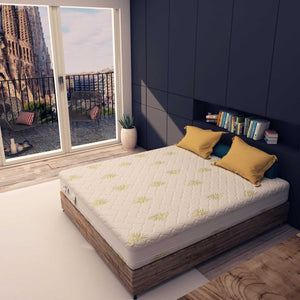 Materasso in memory e poliuretano alto 17 cm Baldiflex Arcobaleno lato