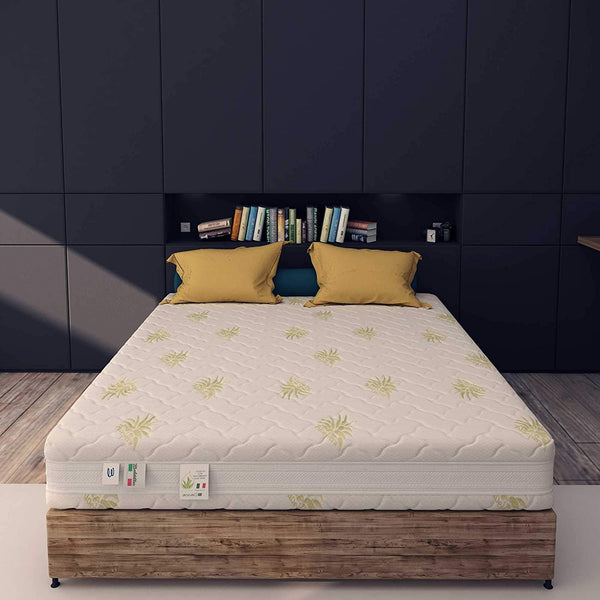 Materasso memory e poliuretano alto 17 cm Baldiflex fronte